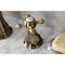 Kingston Brass FSC19733BX Widespread Bathroom Faucet with Pop-Up Drain, Antique Brass FSC19733BX - alternate 6